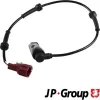 Sensor, Raddrehzahl Hinterachse links JP GROUP 4097104570