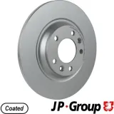 Bremsscheibe Hinterachse JP GROUP 4163200700