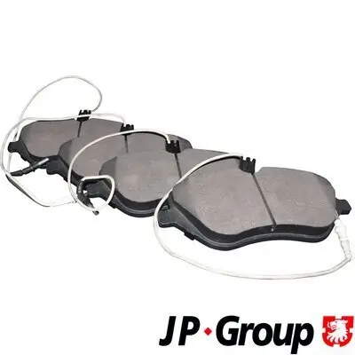 Bremsbelagsatz, Scheibenbremse Vorderachse JP GROUP 4163601410 Bild Bremsbelagsatz, Scheibenbremse Vorderachse JP GROUP 4163601410