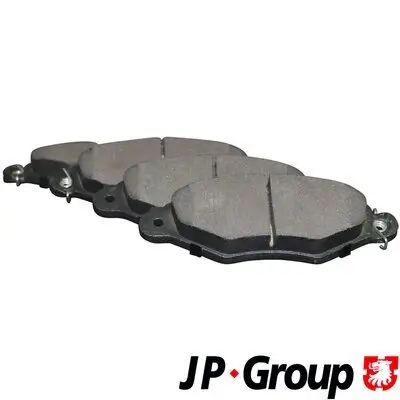 Bremsbelagsatz, Scheibenbremse Vorderachse JP GROUP 4163601610
