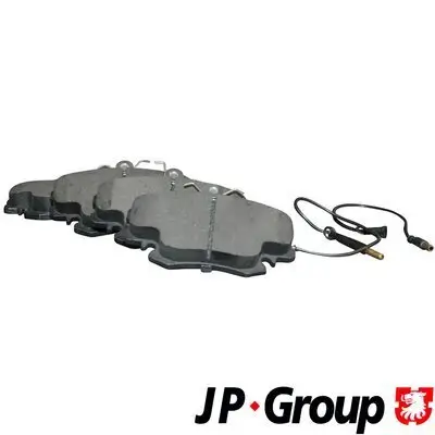 Bremsbelagsatz, Scheibenbremse Vorderachse JP GROUP 4163603110