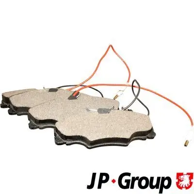 Bremsbelagsatz, Scheibenbremse Vorderachse JP GROUP 4163604310 Bild Bremsbelagsatz, Scheibenbremse Vorderachse JP GROUP 4163604310