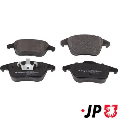 Bremsbelagsatz, Scheibenbremse Vorderachse JP GROUP 4163607910