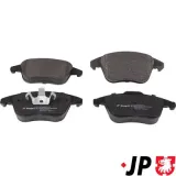 Bremsbelagsatz, Scheibenbremse Vorderachse JP GROUP 4163607910
