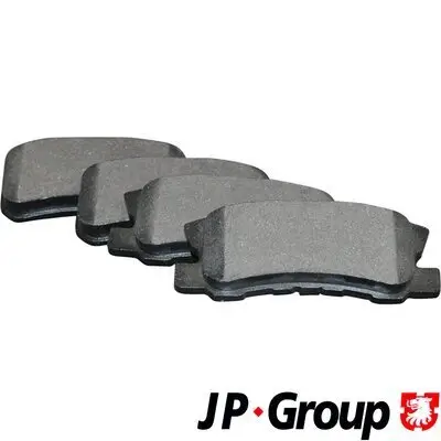 Bremsbelagsatz, Scheibenbremse Hinterachse JP GROUP 4163700310 Bild Bremsbelagsatz, Scheibenbremse Hinterachse JP GROUP 4163700310