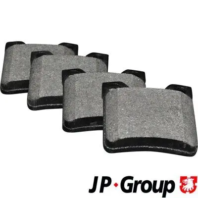 Bremsbelagsatz, Scheibenbremse Hinterachse JP GROUP 4163701410 Bild Bremsbelagsatz, Scheibenbremse Hinterachse JP GROUP 4163701410