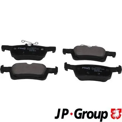 Bremsbelagsatz, Scheibenbremse Hinterachse JP GROUP 4163701510
