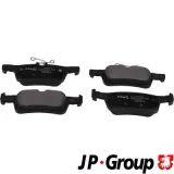 Bremsbelagsatz, Scheibenbremse Hinterachse JP GROUP 4163701510