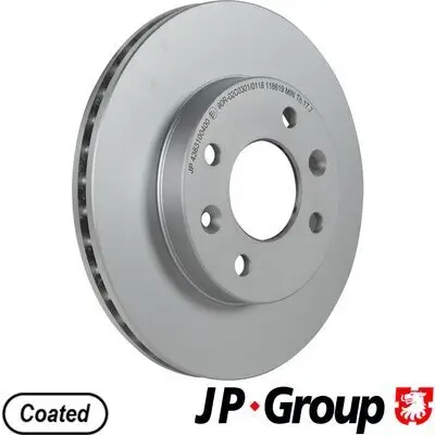 Bremsscheibe Vorderachse JP GROUP 4363100400