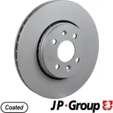 Bremsscheibe Vorderachse JP GROUP 4363102300