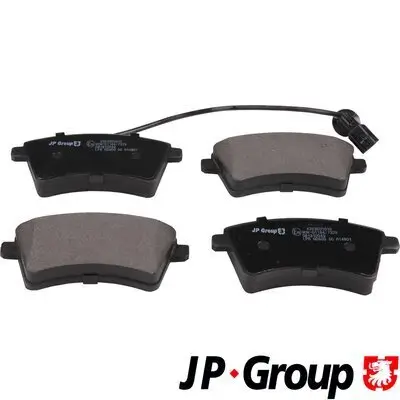 Bremsbelagsatz, Scheibenbremse Vorderachse JP GROUP 4363605910 Bild Bremsbelagsatz, Scheibenbremse Vorderachse JP GROUP 4363605910