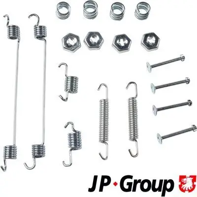 Zubehörsatz, Bremsbacken Hinterachse JP GROUP 4363952310 Bild Zubehörsatz, Bremsbacken Hinterachse JP GROUP 4363952310