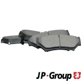 Bremsbelagsatz, Scheibenbremse Vorderachse JP GROUP 4763600310