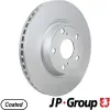 Bremsscheibe Vorderachse JP GROUP 4863103600