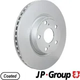 Bremsscheibe Vorderachse JP GROUP 4863103600