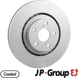 Bremsscheibe Vorderachse JP GROUP 4863104200