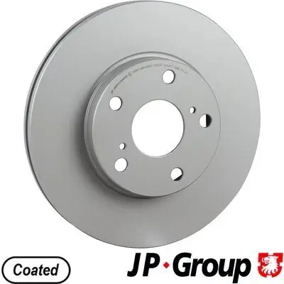 Bremsscheibe Vorderachse JP GROUP 4863104600