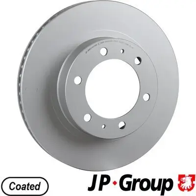 Bremsscheibe Vorderachse JP GROUP 4863105100