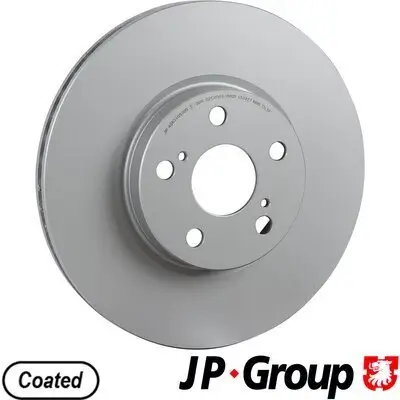 Bremsscheibe Vorderachse JP GROUP 4863105300