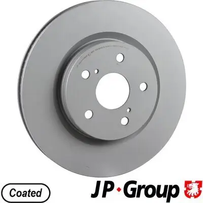 Bremsscheibe Vorderachse JP GROUP 4863105600