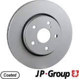 Bremsscheibe Vorderachse JP GROUP 4863105700