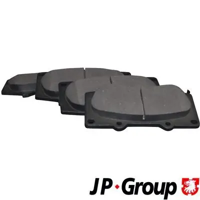 Bremsbelagsatz, Scheibenbremse Vorderachse JP GROUP 4863600710 Bild Bremsbelagsatz, Scheibenbremse Vorderachse JP GROUP 4863600710