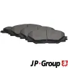 Bremsbelagsatz, Scheibenbremse Vorderachse JP GROUP 4863601410