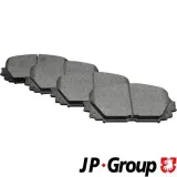 Bremsbelagsatz, Scheibenbremse Vorderachse JP GROUP 4863601610