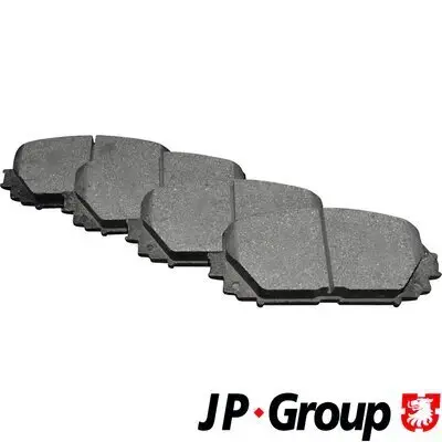 Bremsbelagsatz, Scheibenbremse Vorderachse JP GROUP 4863601610 Bild Bremsbelagsatz, Scheibenbremse Vorderachse JP GROUP 4863601610