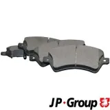 Bremsbelagsatz, Scheibenbremse Vorderachse JP GROUP 4863602410