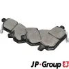 Bremsbelagsatz, Scheibenbremse Hinterachse JP GROUP 4863700910