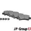 Bremsbelagsatz, Scheibenbremse Hinterachse JP GROUP 4863701310