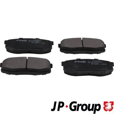 Bremsbelagsatz, Scheibenbremse Hinterachse JP GROUP 4863702210 Bild Bremsbelagsatz, Scheibenbremse Hinterachse JP GROUP 4863702210