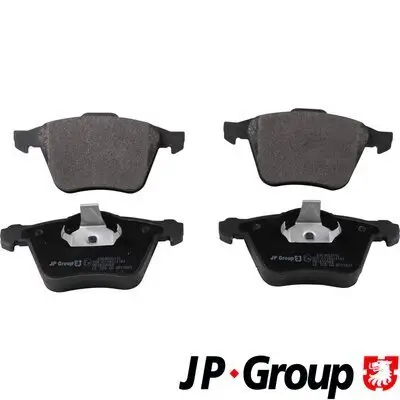 Bremsbelagsatz, Scheibenbremse Vorderachse JP GROUP 4963604110