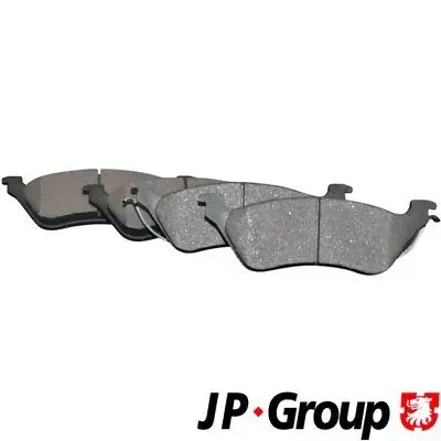 Bremsbelagsatz, Scheibenbremse Hinterachse JP GROUP 5063700210