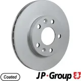 Bremsscheibe Vorderachse JP GROUP 5163100200