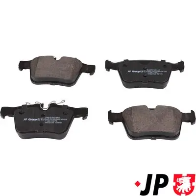 Bremsbelagsatz, Scheibenbremse Hinterachse JP GROUP 5463700310