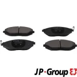 Bremsbelagsatz, Scheibenbremse Vorderachse JP GROUP 6363603110