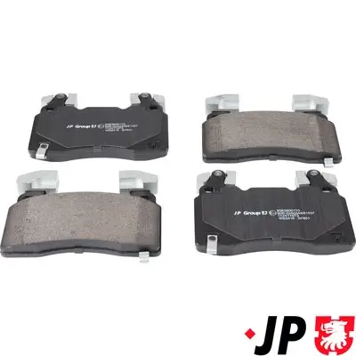 Bremsbelagsatz, Scheibenbremse Vorderachse JP GROUP 6563600110