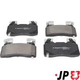 Bremsbelagsatz, Scheibenbremse Vorderachse JP GROUP 6563600110