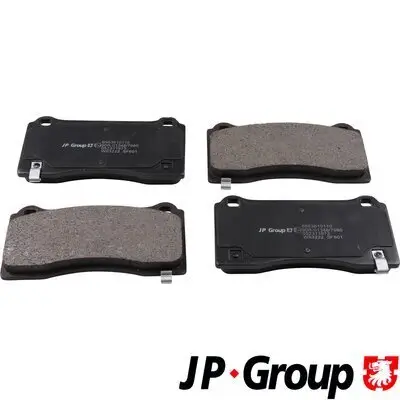Bremsbelagsatz, Scheibenbremse Vorderachse JP GROUP 6563610110