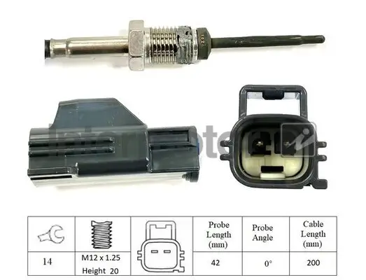Sensor, Abgastemperatur INTERMOTOR 27031 Bild Sensor, Abgastemperatur INTERMOTOR 27031