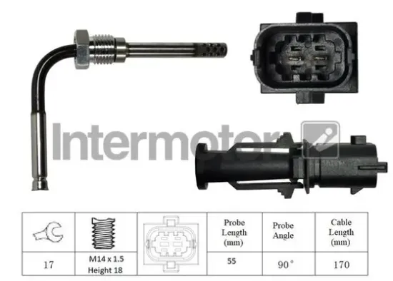 Sensor, Abgastemperatur INTERMOTOR 27110 Bild Sensor, Abgastemperatur INTERMOTOR 27110