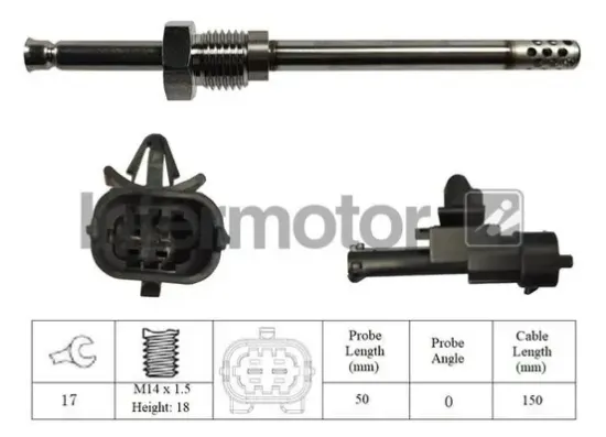 Sensor, Abgastemperatur INTERMOTOR 27130 Bild Sensor, Abgastemperatur INTERMOTOR 27130