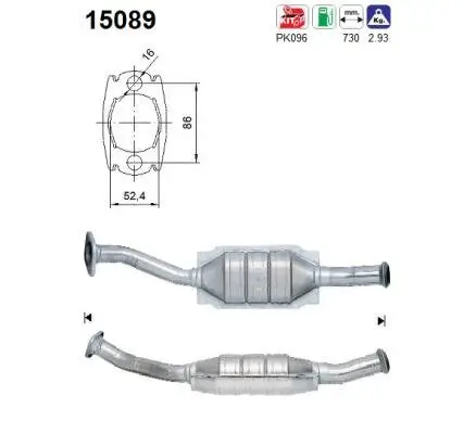 Katalysator AS 15089 Bild Katalysator AS 15089