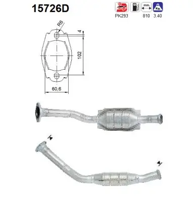 Katalysator AS 15726D