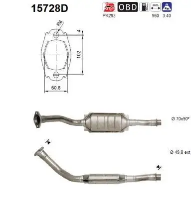 Katalysator AS 15728D Bild Katalysator AS 15728D