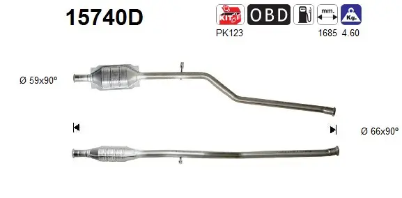 Katalysator AS 15740D