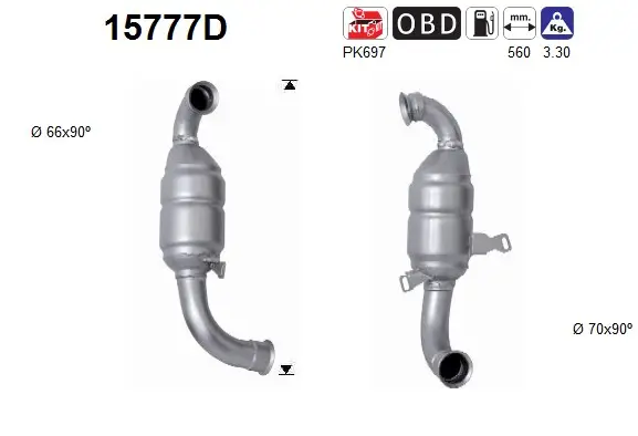 Katalysator AS 15777D