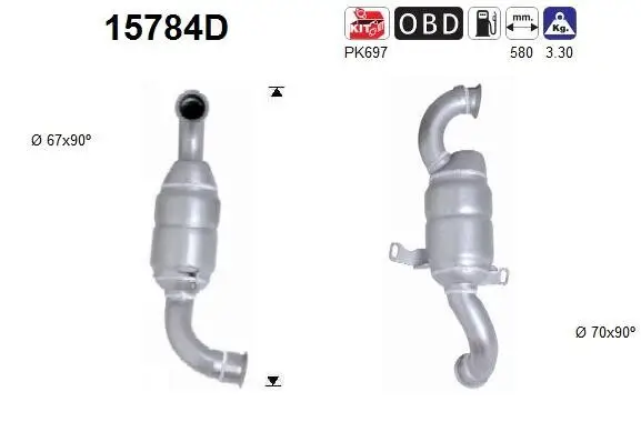Katalysator AS 15784D